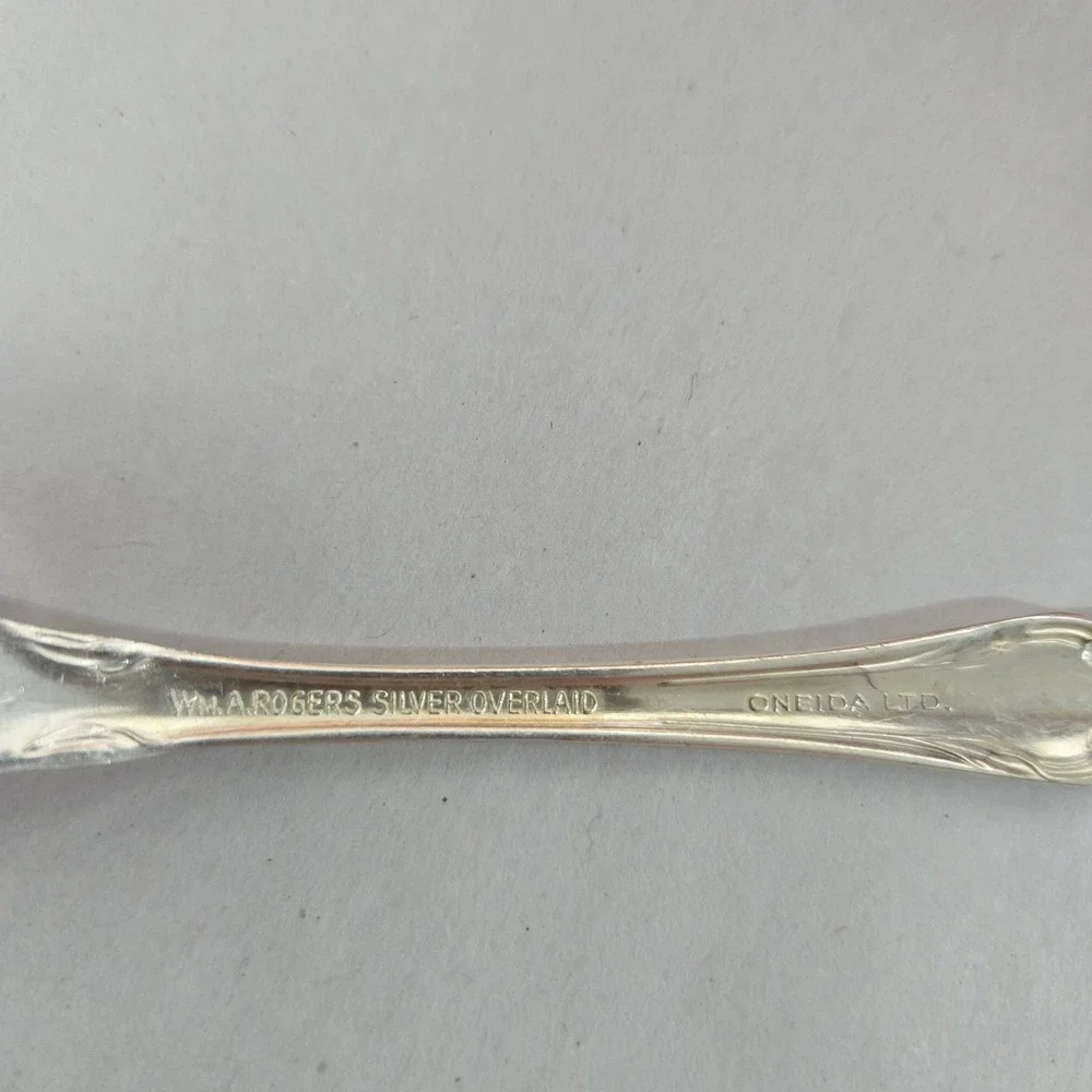 Wm. A. Rogers Oneida Flatware Set 23pc Silver Overlaid Memory Pattern
